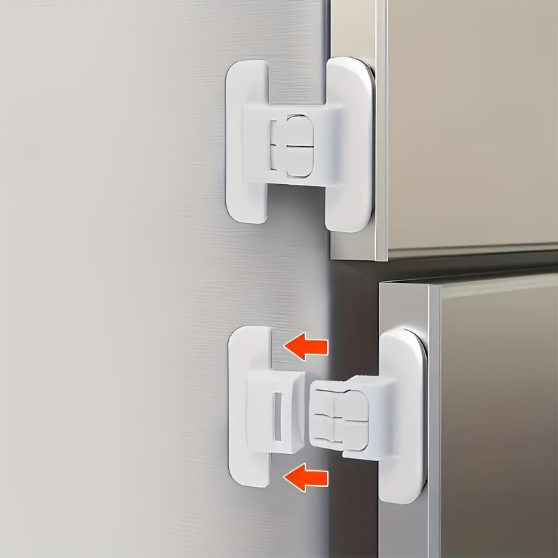 Medicine Cabinet Lock - 8Pcs Universal Refrigerator Lock Household Refrigerator