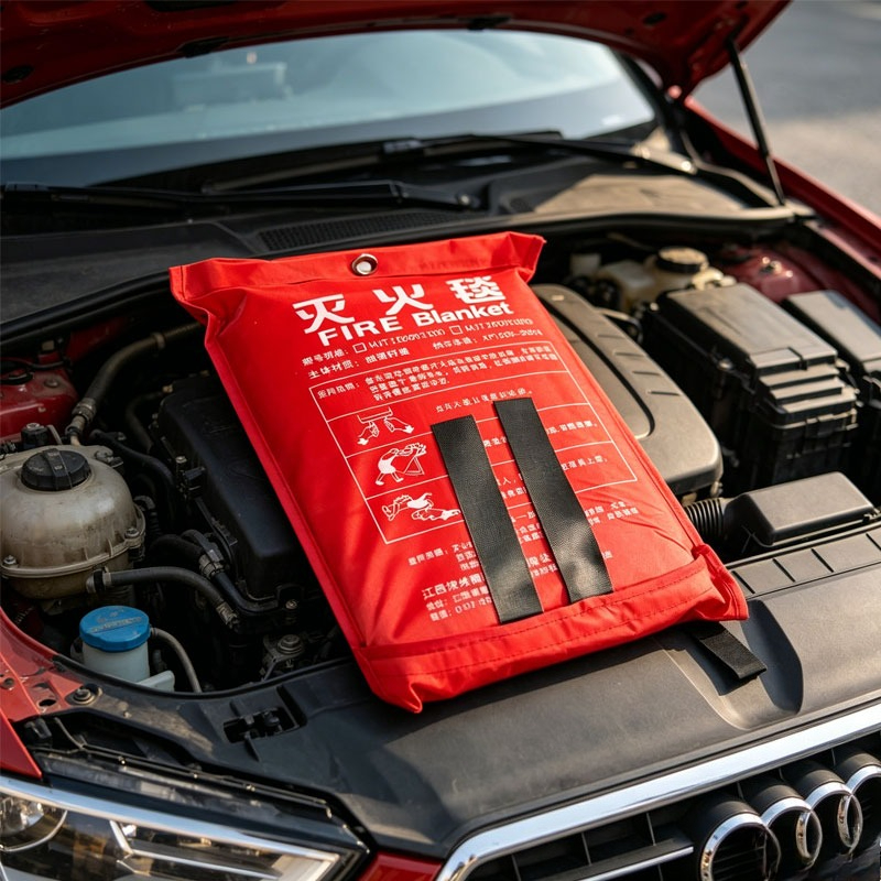 Emergency Fire Blanket Home Ca - مراجعة Fire Blanket Kitchen وسعره