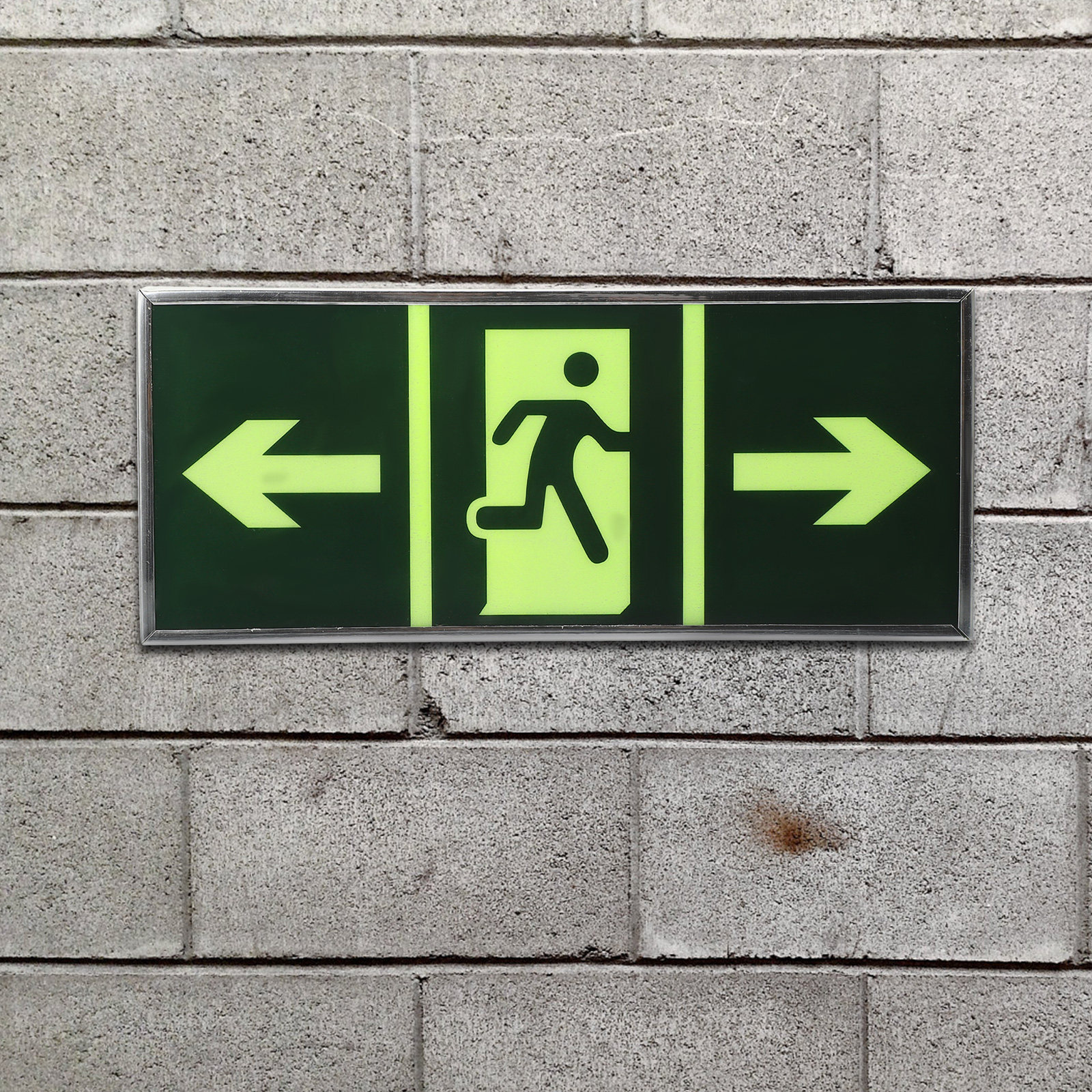 2Pcs Glow Exit Sticker Premium - مراجعة Emergency Exit Sign وسعره