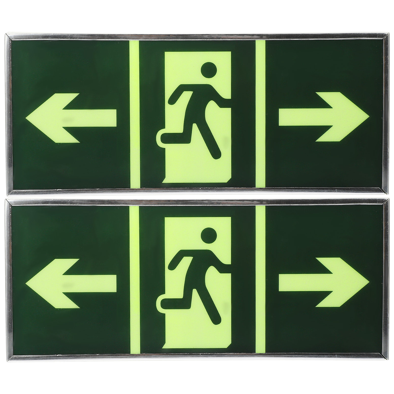 2Pcs Glow Exit Sticker Premium - مراجعة Emergency Exit Sign وسعره