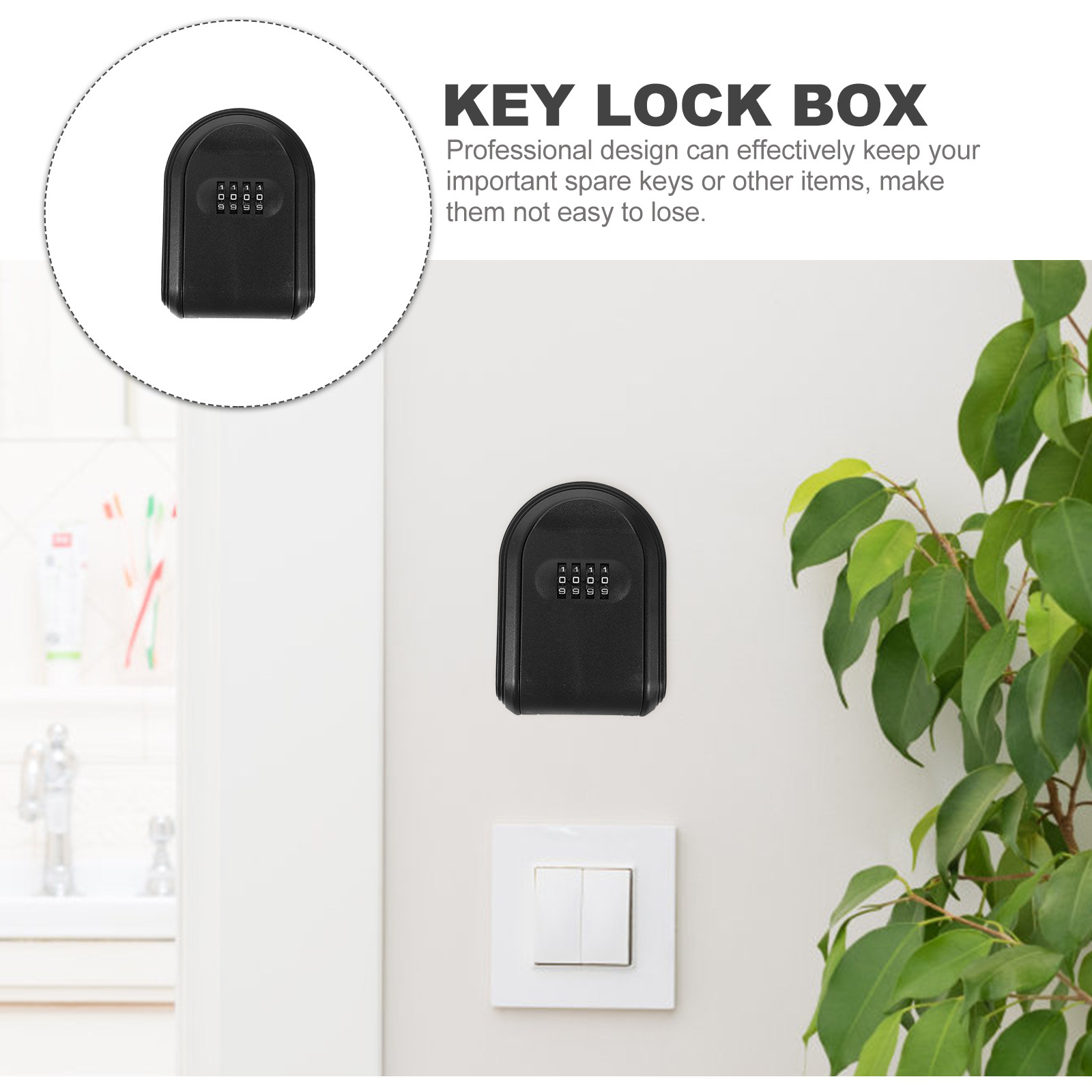 Outdoor Key Lock Box Wall Moun - مراجعة Lockbox Key Secure وسعره