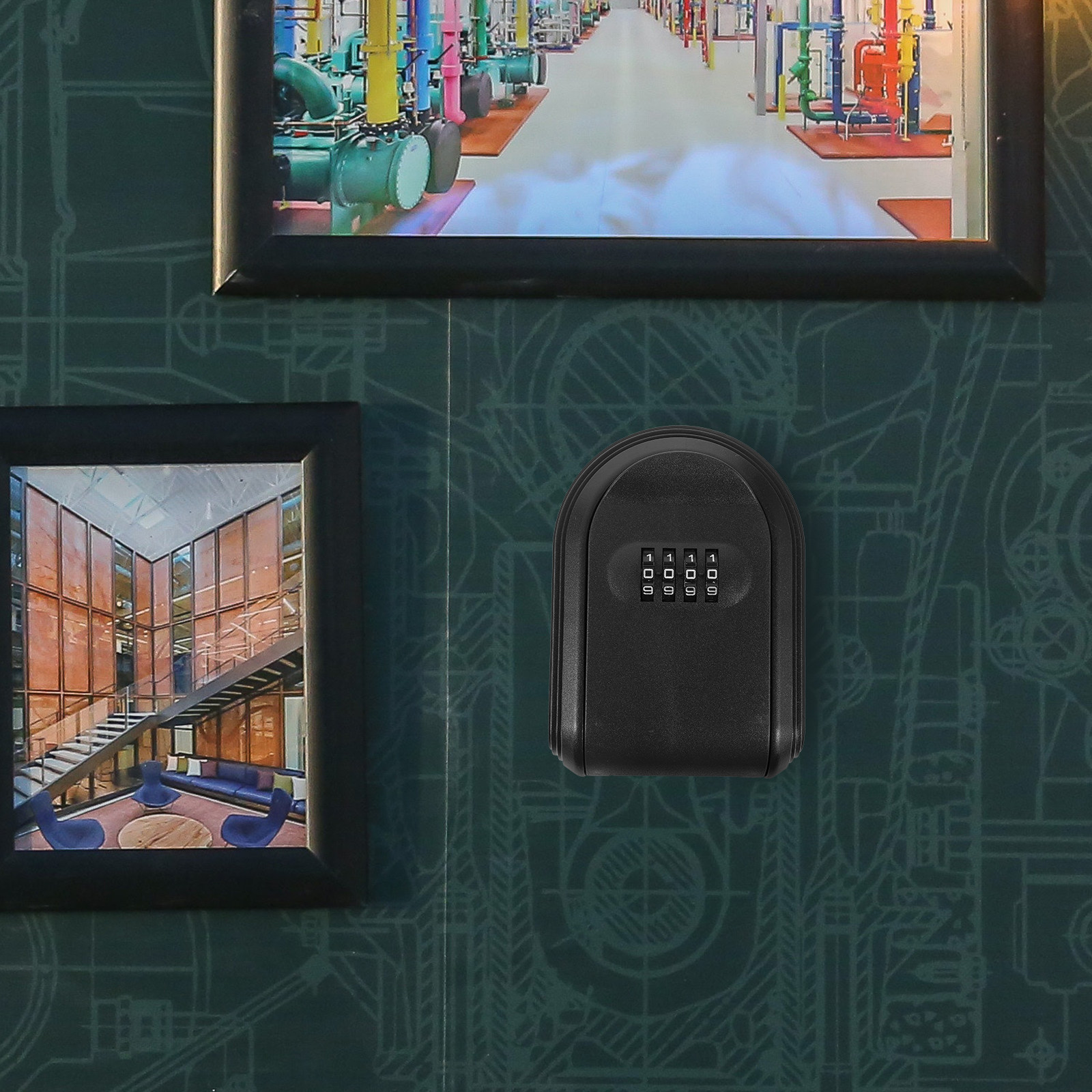 Outdoor Key Lock Box Wall Moun - مراجعة Lockbox Key Secure وسعره