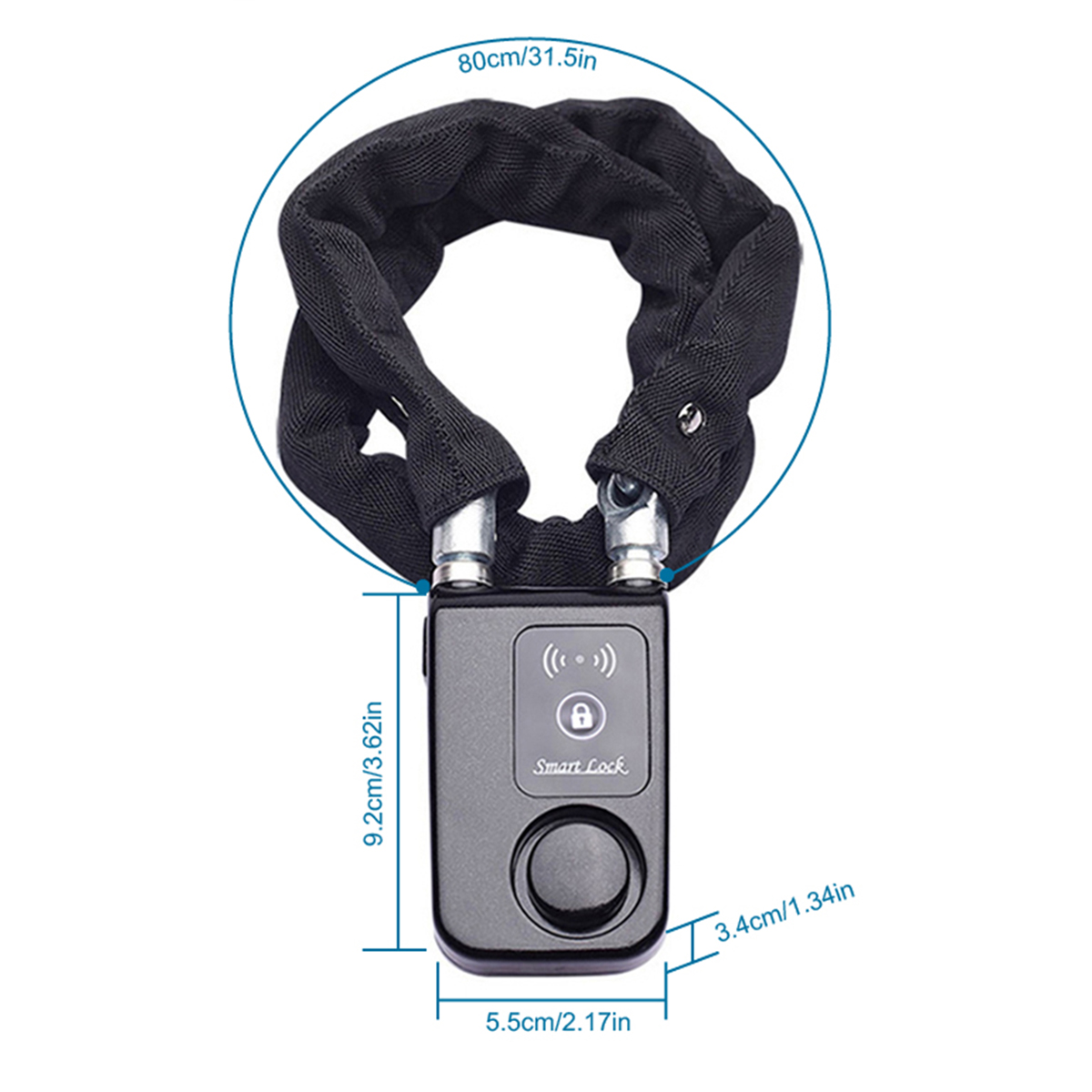Smart Bluetooth Chain Lock Key - مراجعة Security Chain Door وسعره