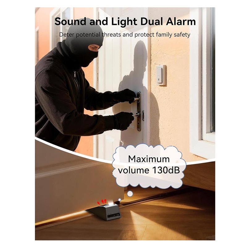 AB34-Door Stop Alarm, Door Sto - مراجعة Door Stop Alarm وسعره