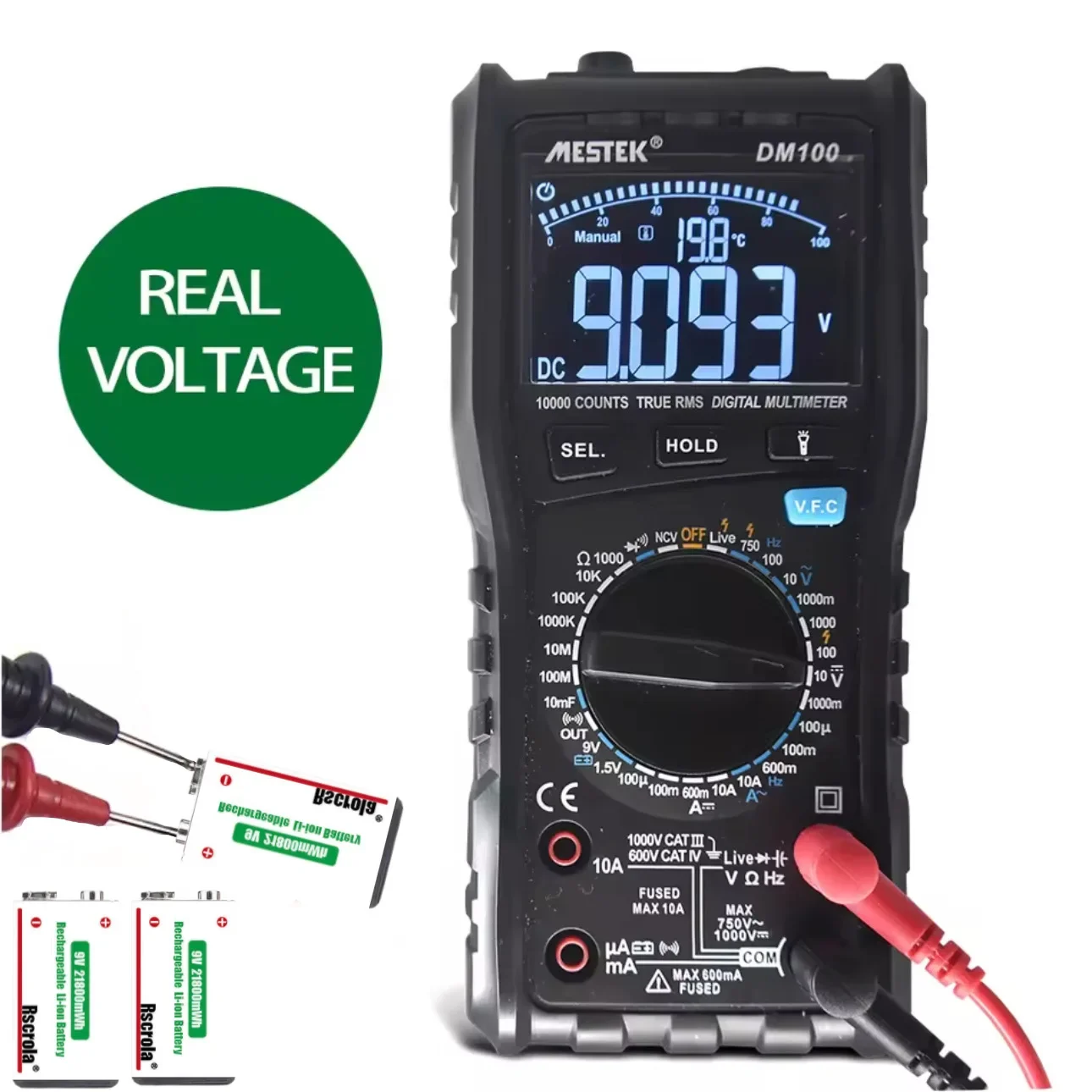 Long-Lasting 9V Rechargeable L - مراجعة Smoke Detector Interconnected وسعره