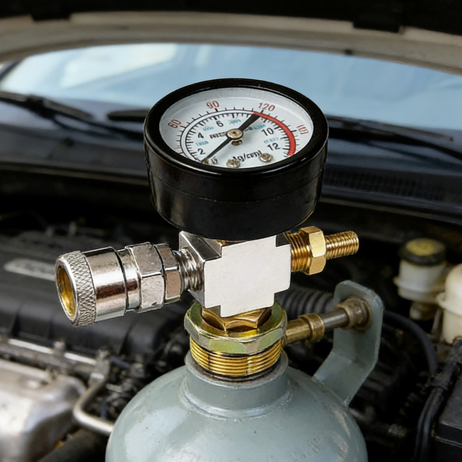 Small Air Tank Pressures Adapt - مراجعة Fire Extinguisher Small وسعره