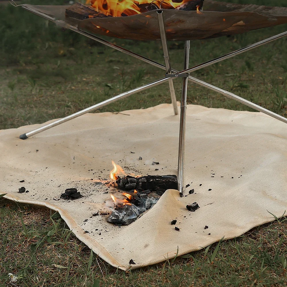 1pc Outdoor Camping Fireproof  - مراجعة Fire Blanket Kitchen وسعره