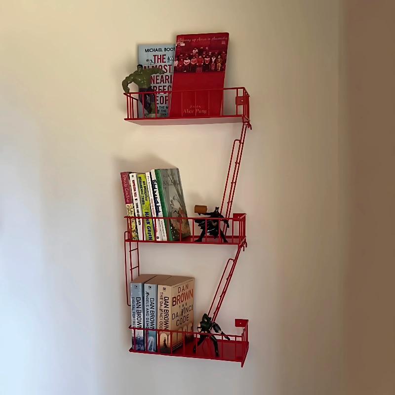 Fire Escape Wall Shelf, 3-Tier - مراجعة Fire Escape Ladder وسعره