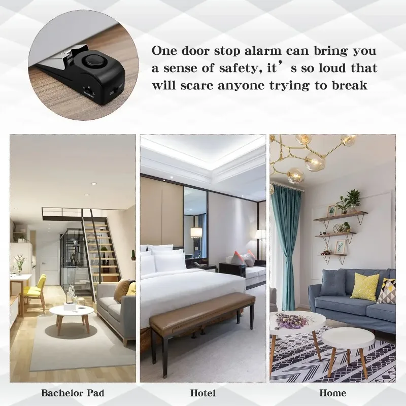 ZEXEF mini security protection - مراجعة Door Stop Alarm وسعره