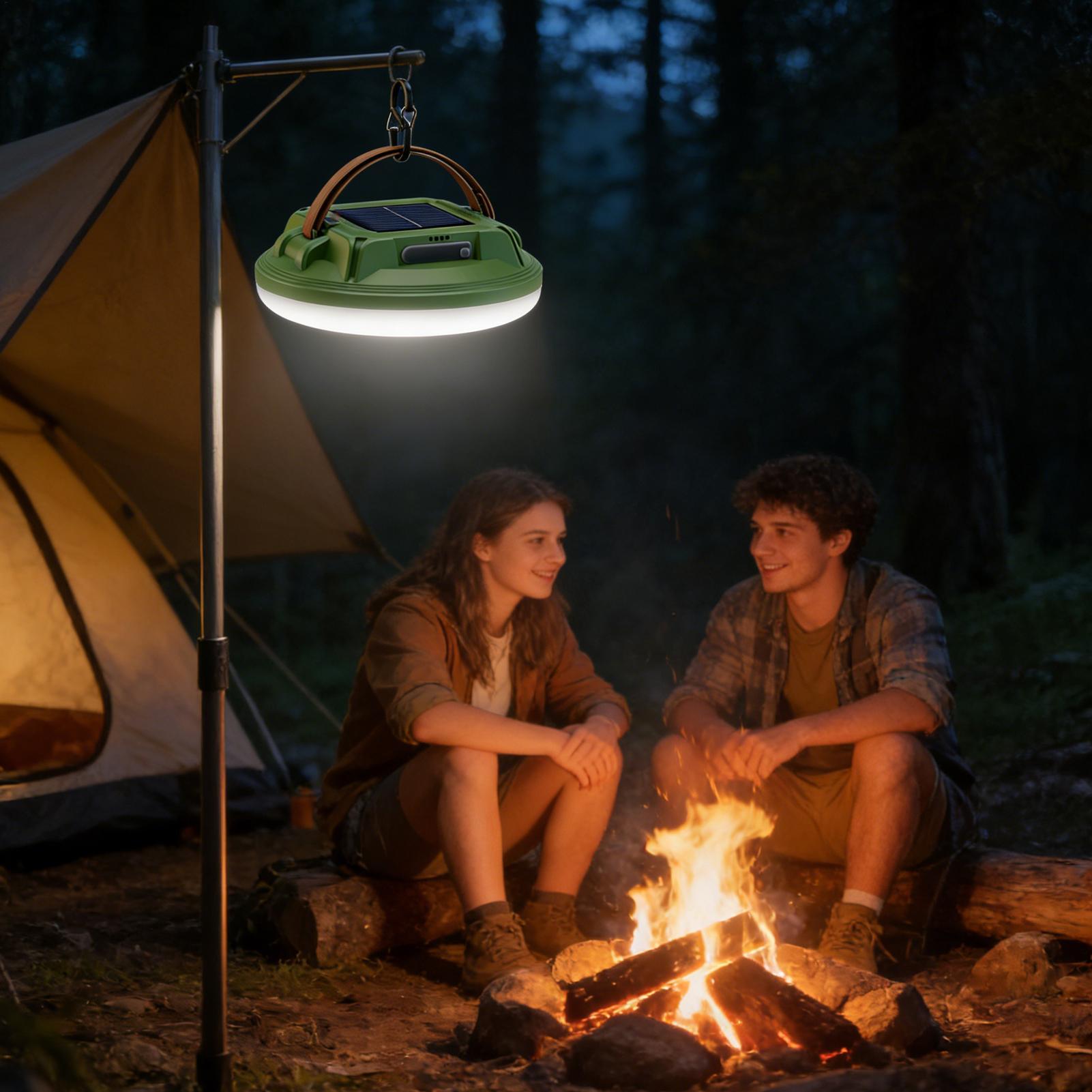 Solar Camping Lantern 4 Modes  - مراجعة Power Outage Light وسعره
