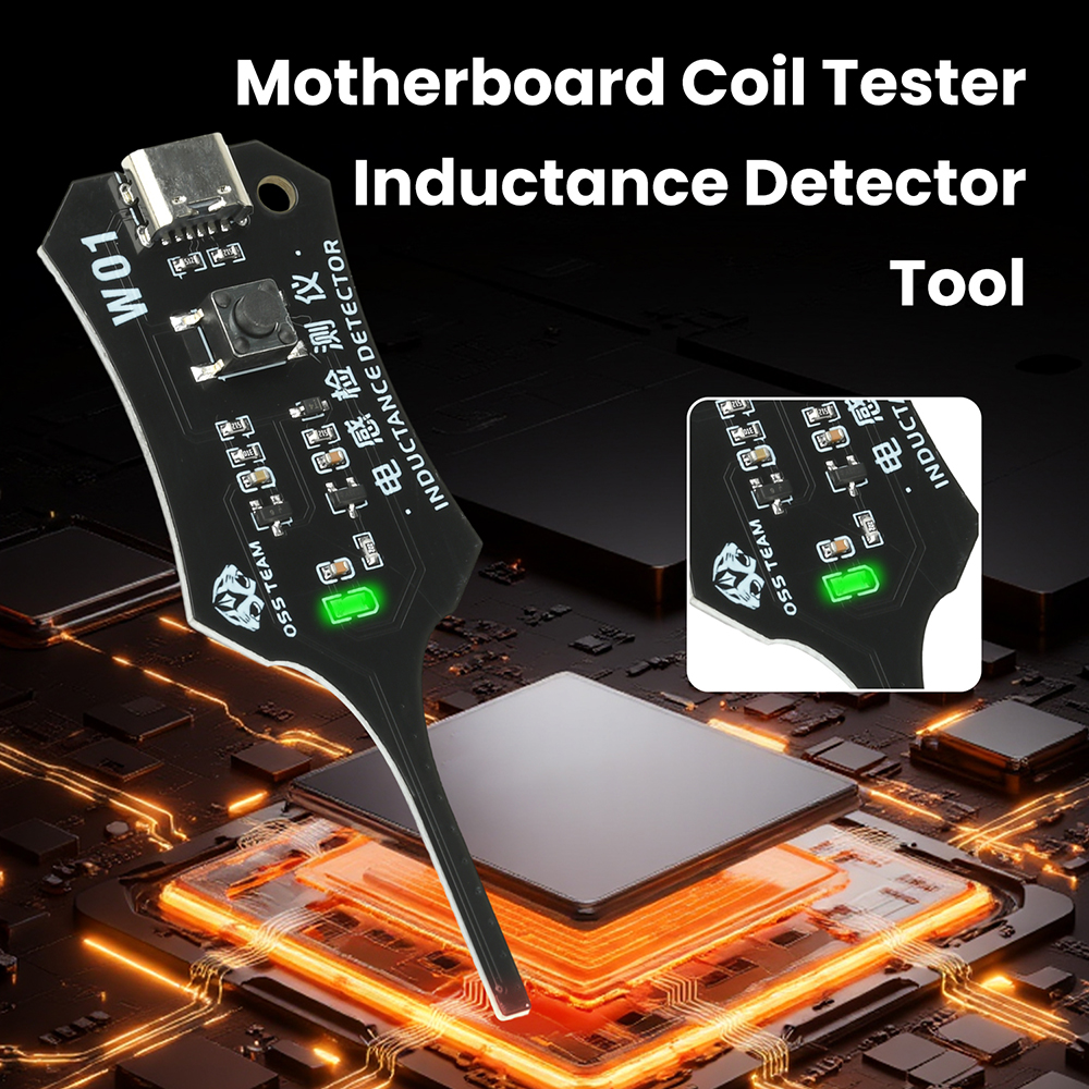W01 Type C Inductance Tester M - مراجعة Co Detector Plug وسعره