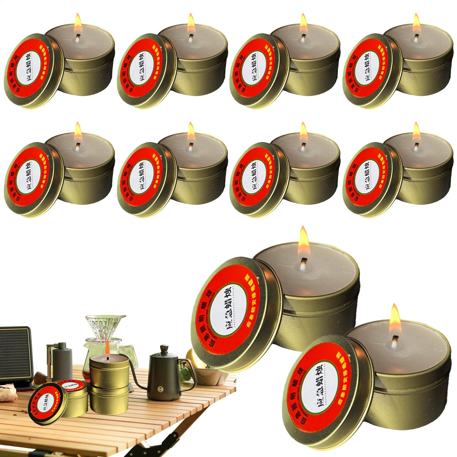 10pcs Power Outage Candles Uns - مراجعة Power Outage Light وسعره