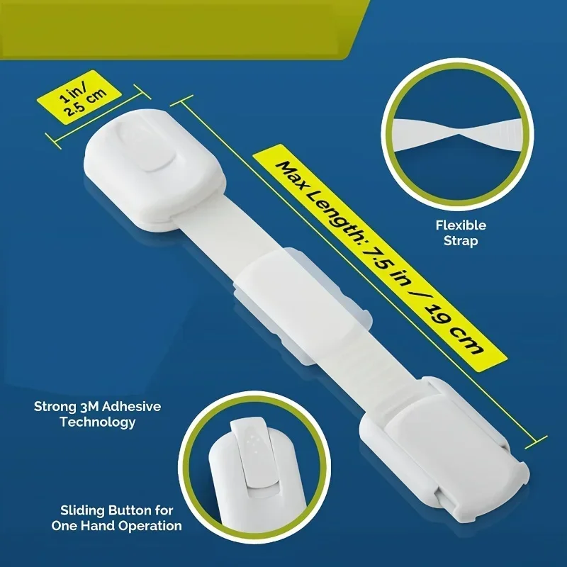 3/5/10Pcs/Lot Child Lock Prote - مراجعة Medicine Cabinet Lock وسعره