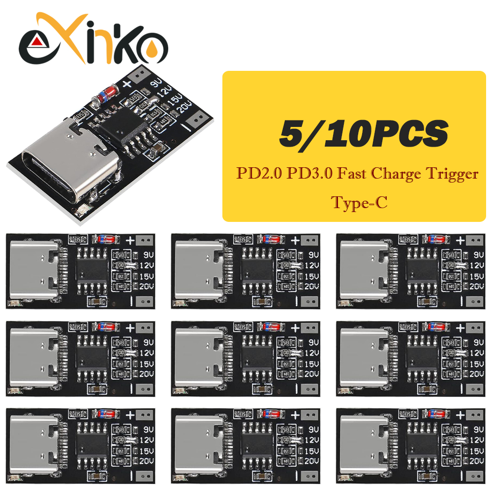 1-10pcs Type C PD2.0 PD3.0 Fas - مراجعة Co Detector Plug وسعره