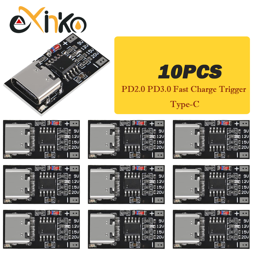 1-10pcs Type C PD2.0 PD3.0 Fas - مراجعة Co Detector Plug وسعره