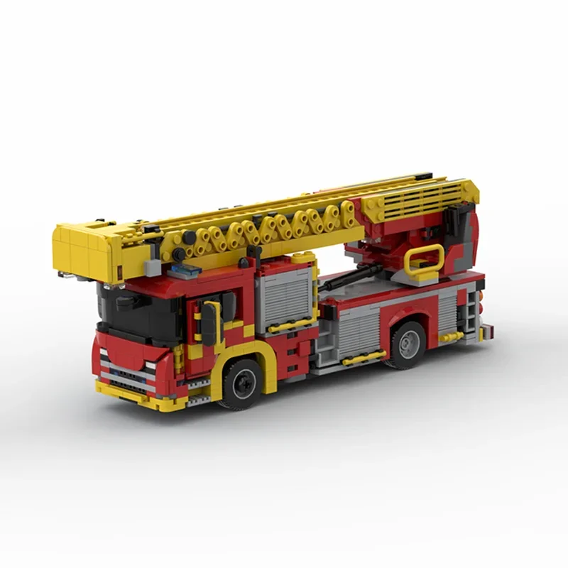 1079PCS MOC London Fire Brigad - مراجعة Fire Escape Ladder وسعره