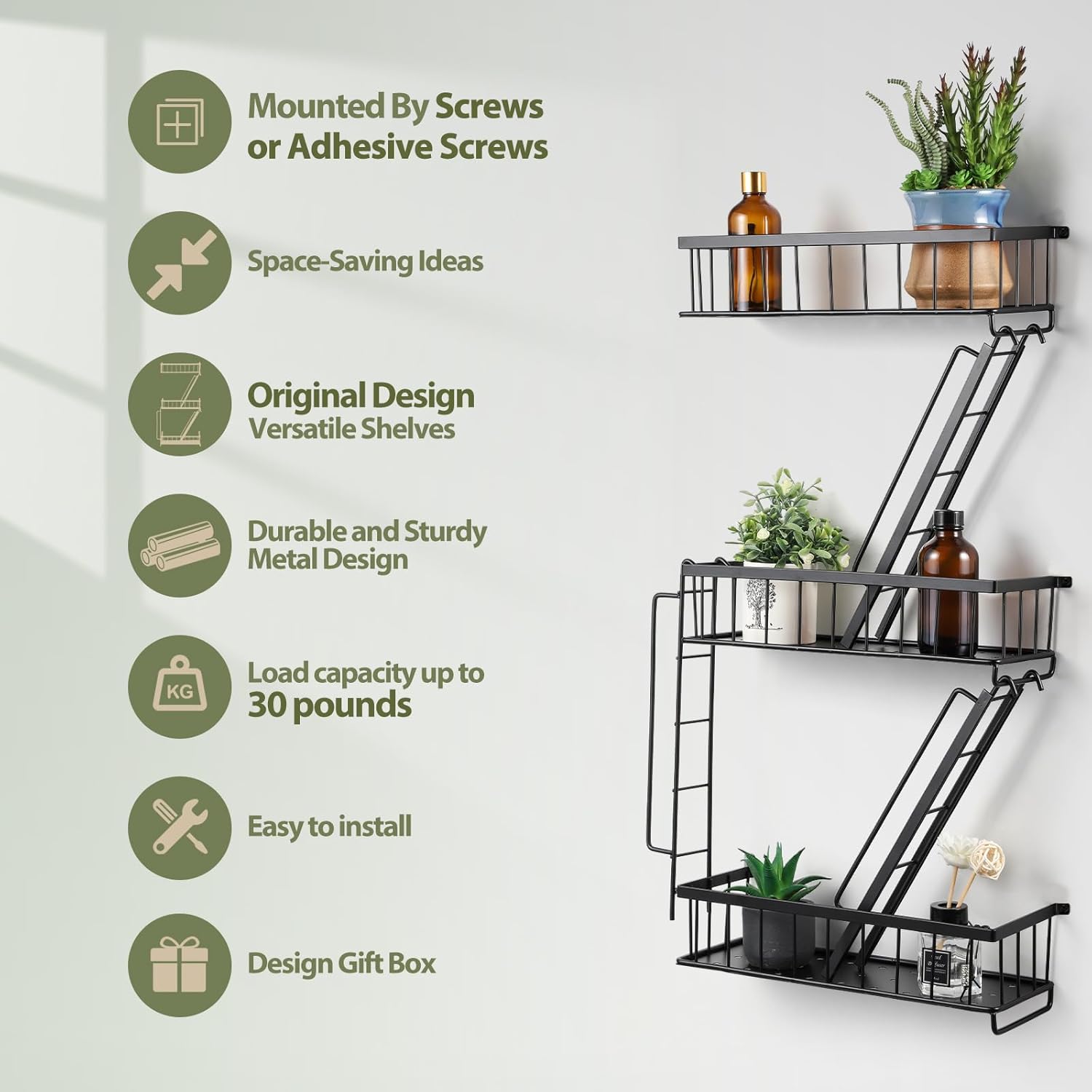 Fire Escape Wall Shelf - New Y - مراجعة Fire Escape Ladder وسعره