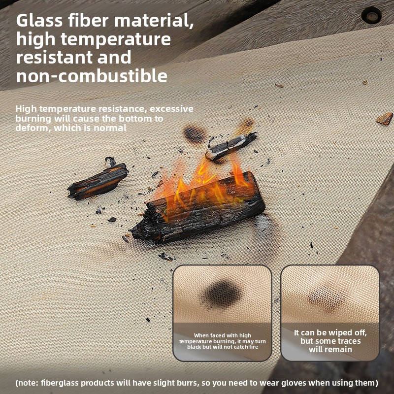Outdoor Camping Fireproof Clot - مراجعة Fire Blanket Kitchen وسعره