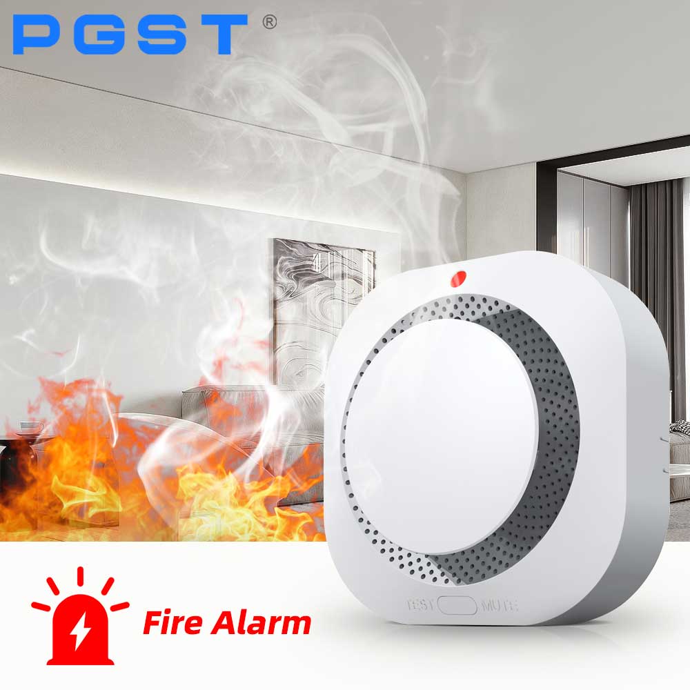 433MHz Wireless Smoke Detector - مراجعة Smoke Detector Interconnected وسعره