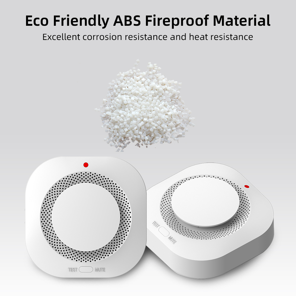 433MHz Wireless Smoke Detector - مراجعة Smoke Detector Interconnected وسعره
