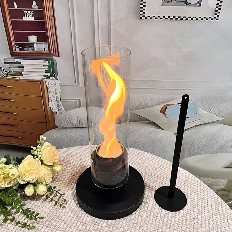 Long Flame Tabletop Bio Firepl - مراجعة Fire Escape Ladder وسعره