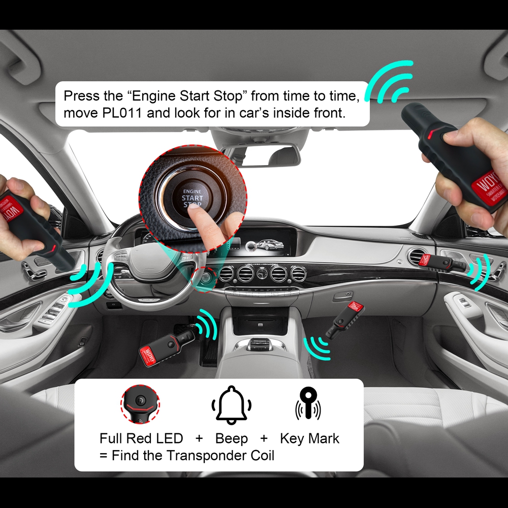 PKE LF Tester, Automotive Tran - مراجعة Co Detector Plug وسعره