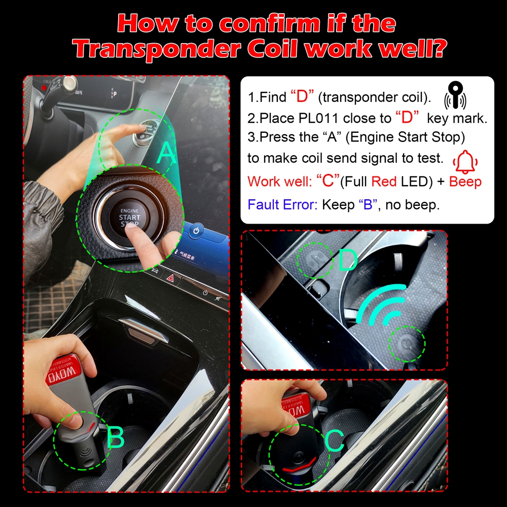 PKE LF Tester, Automotive Tran - مراجعة Co Detector Plug وسعره