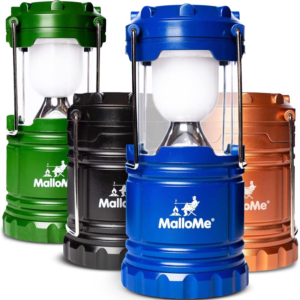 Multicolor LED Camping Lantern - مراجعة Power Outage Light وسعره