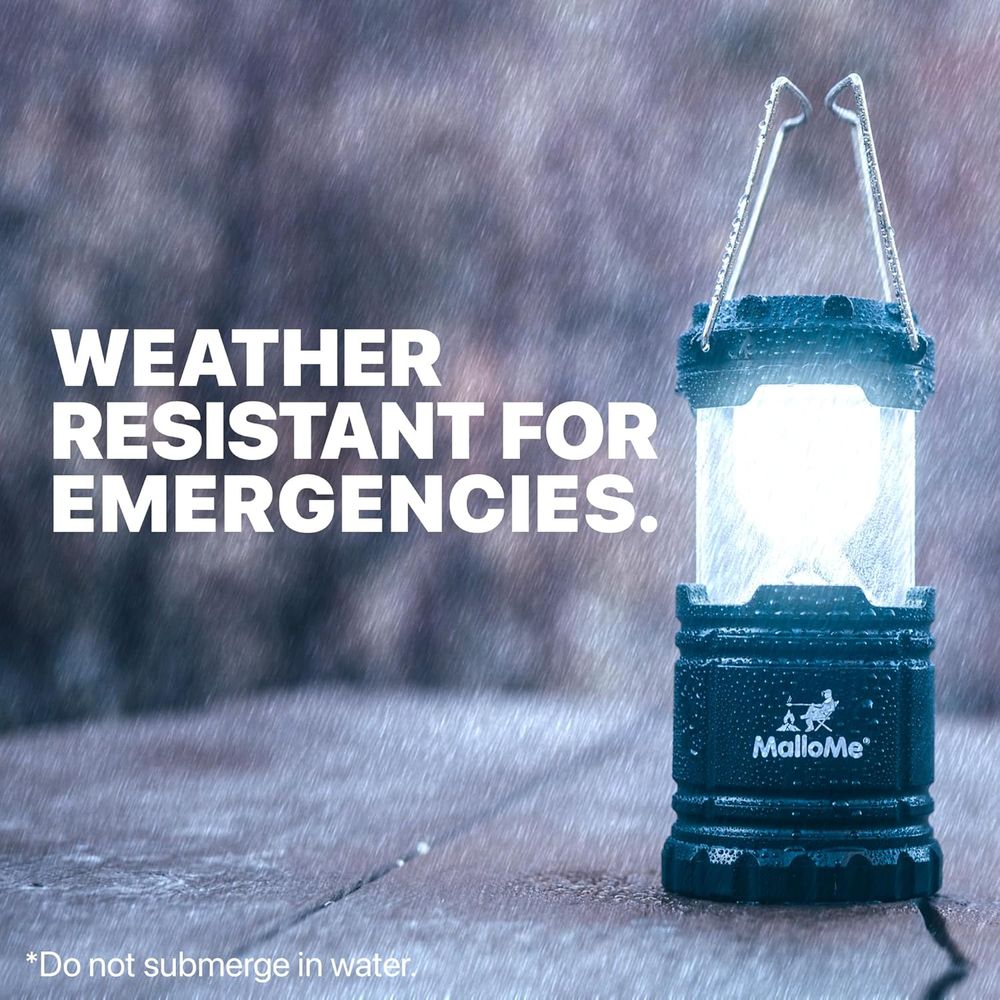 Multicolor LED Camping Lantern - مراجعة Power Outage Light وسعره