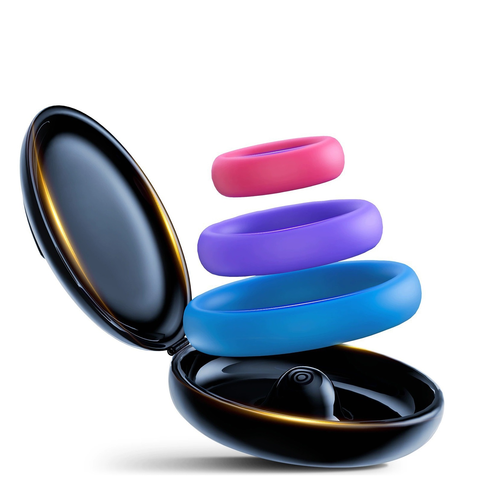 3pcs Silicone Cock Ring With P - مراجعة Medicine Cabinet Lock وسعره